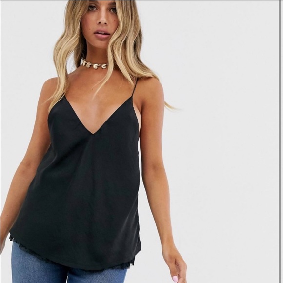 Free People Tops - Free people black cami
